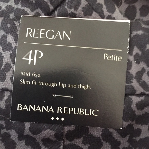NWT Banana Republic Reegan Cheetah print pants - Picture 4 of 5